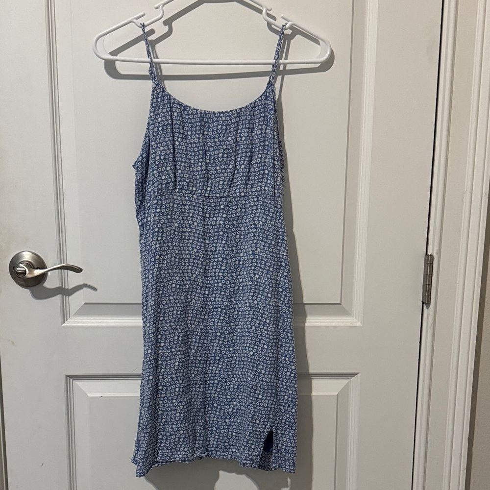 Abercrombie Kids Sky Blue Smocked Top
